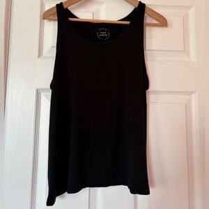 Cozy Earth Women's Brush Bamboo Black Tank Top